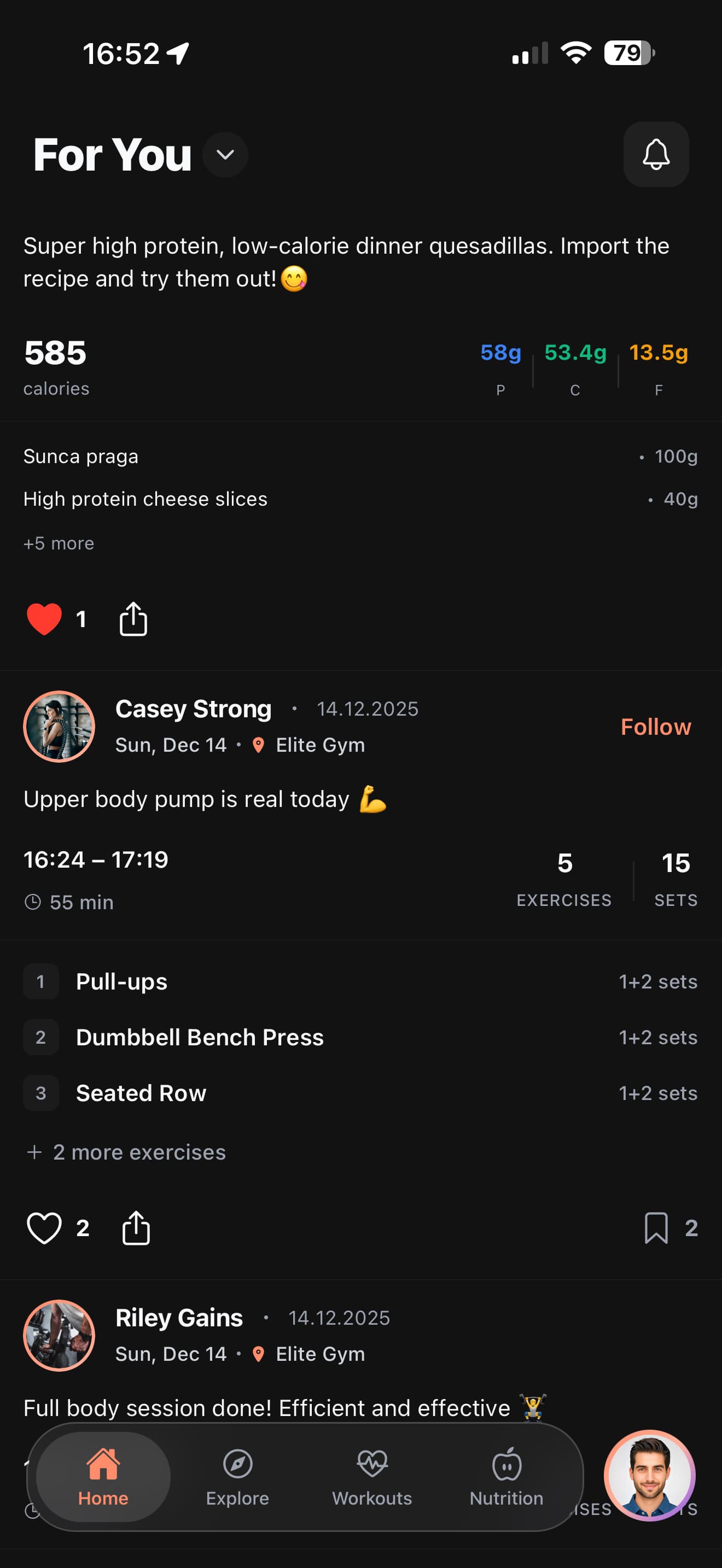 Social Feed — Share your wins