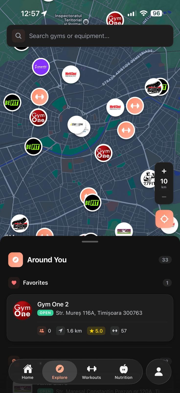 Gym Discovery — Find your gym
