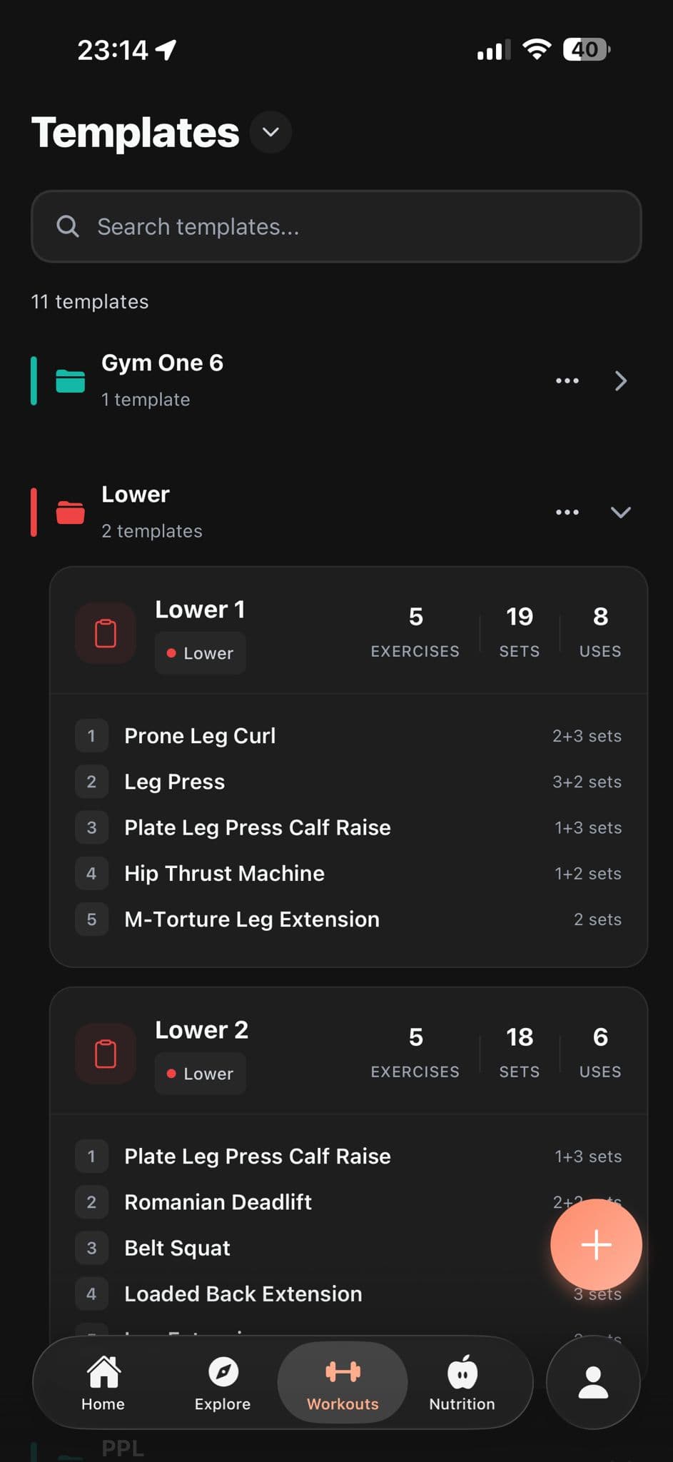 Templates — Ready-made routines